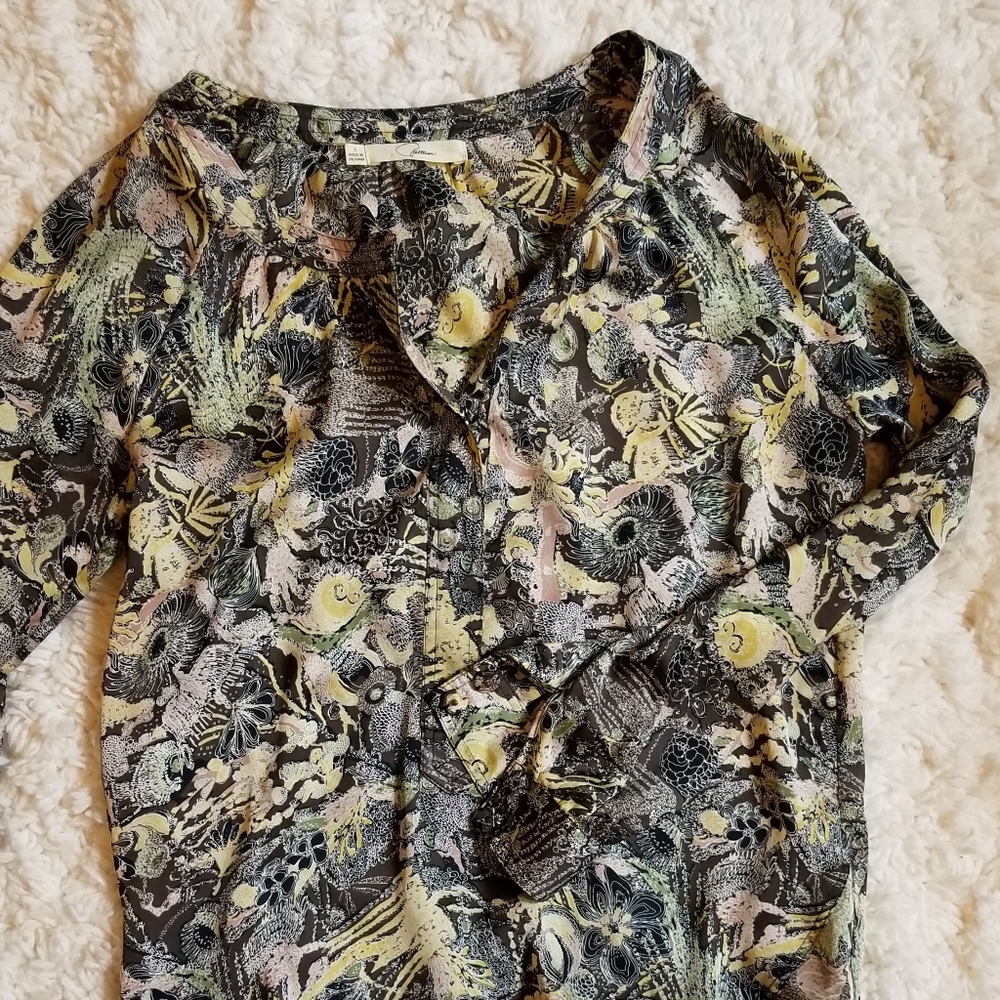 Patterson J. Kincaid Long Sleeve Blouse